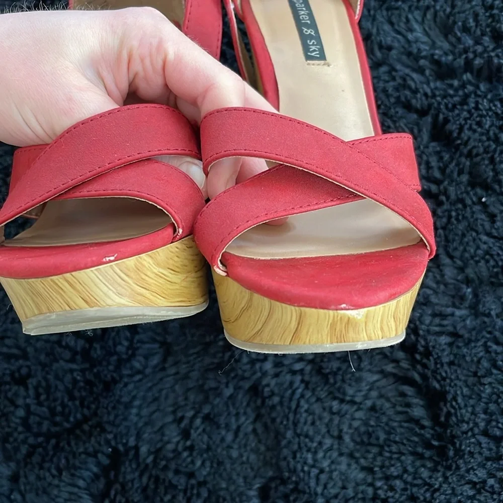parker& sky women red
